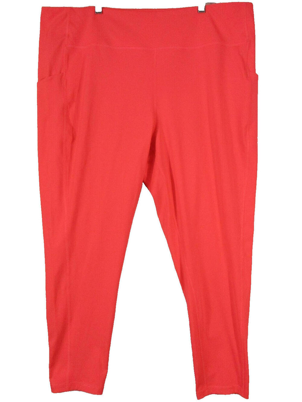 Tek Gear Womens High Rise Skinny Leggings Elastic Waist Pockets Size 3X Pink
